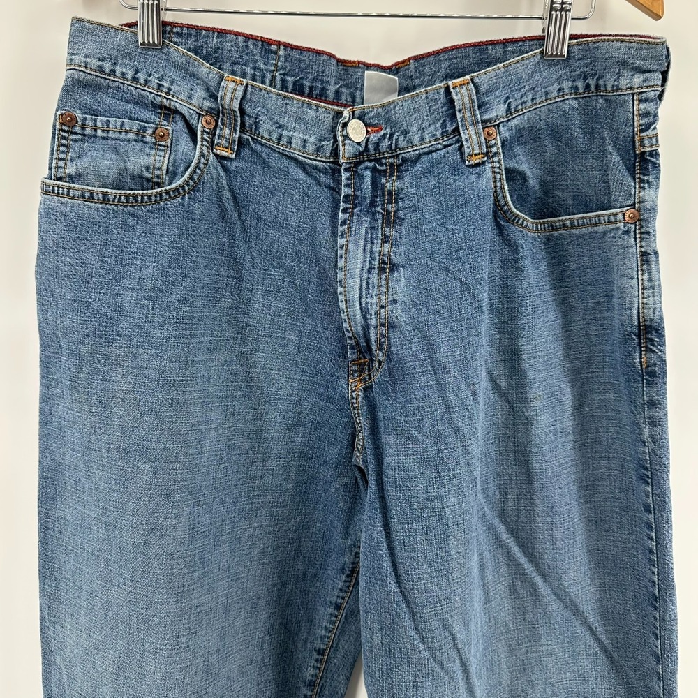 Vintage Lucky Brand Dungarees Baggy Jeans Mens 36 Blue Denim Low Rise 5-Pocket